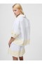 Alissa Cotton Popover Shirt Linen White/butter Y | Women French Connection Shirts