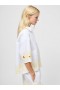 Alissa Cotton Popover Shirt Linen White/butter Y | Women French Connection Shirts