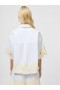 Alissa Cotton Popover Shirt Linen White/butter Y | Women French Connection Shirts