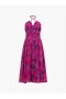 Arla Hallie Crinkle Halterneck Dress Meadow Mauve | Women French Connection Dresses