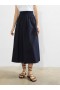 Barletta Poplin Square Skirt Navy | Women French Connection Skirts