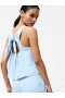 Birdie Linen Tie Back Swing Top Cashmere Blue | Women French Connection Co-ords