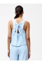 Birdie Linen Tie Back Swing Top Cashmere Blue | Women French Connection Co-ords