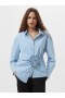 Cambria Cotton Striped Corsage Shirt Blue/white | Women French Connection Shirts