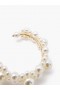Cluster Faux Pearl Half Hoop Earrings Pearl White | Women French Connection Jewellery