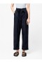 Cotton Paper Bag Trousers Black | Women French Connection Trousers