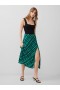 Dani Eco Check Delphine Midi Skirt Jelly Bean/forest | Women French Connection Skirts