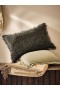 Elmwood Tufted Olive Cushion Green | French Connection Cushions
