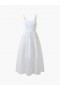 Embroidered Lace Strappy Dress Summer White | Women French Connection Dresses