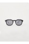 Faceted Preppy Sunglasses Charcoal | Men French Connection Sunglasses