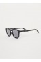 Faceted Preppy Sunglasses Charcoal | Men French Connection Sunglasses