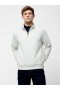 Half Zip Funnel Neck Sweatshirt Ecru | Men French Connection Knitwear