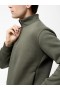 Half Zip Funnel Neck Sweatshirt Olive Green | Men French Connection Knitwear