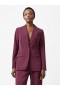 Harrie Suiting Jacket Burgundy Red | Women French Connection Coats And Jackets