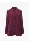 Harrie Suiting Jacket Burgundy Red | Women French Connection Coats And Jackets