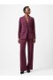 Harrie Suiting Jacket Burgundy Red | Women French Connection Tailoring