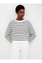 Lillie Mozart Stripe Jumper Summer White/utility Blue | Women French Connection Knitwear
