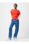 Lily Drop Shoulder Colour Block Jumper Scarlet Red/porcelain Cream | Women French Connection Knitwear
