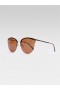 Metal Cat Eye Rimless Sunglasses Tan | Women French Connection Sunglasses