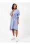 Rhodes Stripe Poplin Shirt Dress Linen White/marine | Women French Connection Dresses