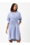 Rhodes Stripe Poplin Shirt Dress Linen White/marine | Women French Connection Dresses
