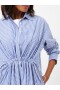 Rhodes Stripe Poplin Shirt Dress Linen White/marine | Women French Connection Dresses