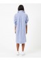 Rhodes Stripe Poplin Shirt Dress Linen White/marine | Women French Connection Dresses