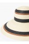 Striped Sun Hat Natural Multi | Women French Connection Hats