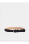 Suede Belt Black/gunmetal | Women French Connection Belts