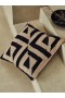 Sundial Jute Monochrome Cushion Black/white | French Connection Cushions
