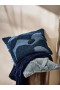 Tangelo Tufted Blue Cushion Dark Blue | French Connection Cushions