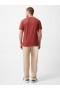Textured Short Sleeve T-shirt Red Brick | Men French Connection T-Shirts And Polo Shirts