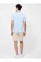 Tipped Collar Zip Polo Shirt Sky | Men French Connection T-Shirts And Polo Shirts
