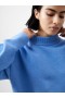 Vhari Recycled Grown On Neck Jumper Dusted Blue | Women French Connection Knitwear