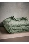 Washed Velvet Bedspread Sage | French Connection Bedding And Throws