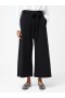 Whisper Belted Culottes Black | Women French Connection Trousers