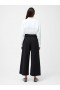 Whisper Belted Culottes Black | Women French Connection Trousers