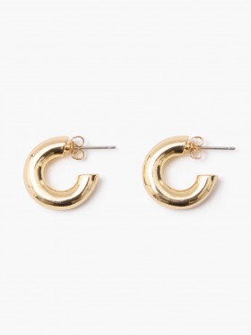 Chunky Half Hoop Earrings Gold | Women French Connection Jewellery
