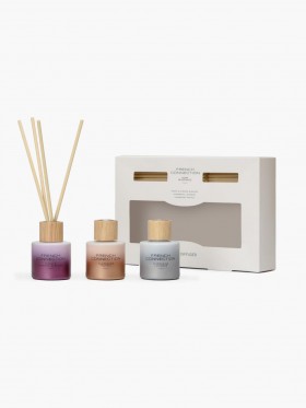 Couture Diffusers (set Of 3) Champagne/peony/lavendar | French Connection Candles And Fragrances