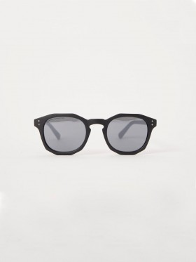 Faceted Preppy Sunglasses Charcoal | Men French Connection Sunglasses