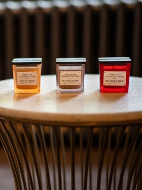 Indulgence Candles (set Of 3) Apricot/praline/cherry | French Connection Candles And Fragrances