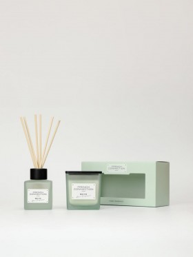 Mango Mojito Green Indulgence Candle & Diffuser Set | French Connection Home Accessories