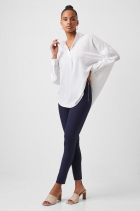 Street Twill Skinny Trousers Nocturnal | Women French Connection Trousers
