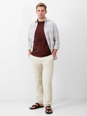 Stretch Chino Trousers Stone | Men French Connection Trousers