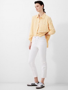 Stretch Denim Ankle Length Jeans 28 Inch White | Women French Connection Jeans