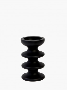 Zulf Candle Holder Black | French Connection Home Accessories