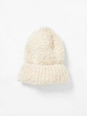  Beanie Éadrom Melissa Athchúrsáilte Boucle Dúbailte Brim | Hataí French Connection do Mhná