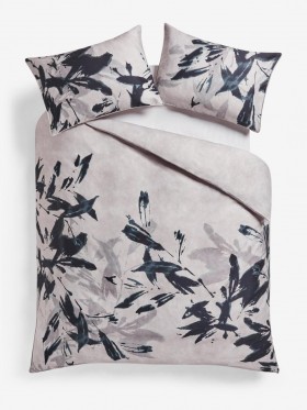  Azzura ダブルサイズ 掛け布団カバー＆枕カバーセット インディゴ | French Connection 寝具＆スロー