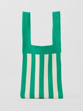 ストライプニットバッグ グリーンストライプ | フレンチコネクション レディース バッグ＆財布