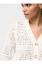  크로셰 보블 니트 가디건 여름 화이트 | 여성 프렌치 커넥션 니트웨어